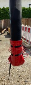 Tropfsack rot im Einsatz